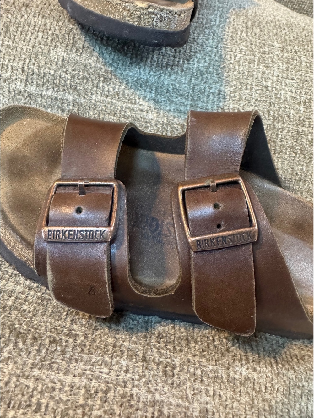 Birkenstock Arizona Soft Footbed Brown Leather Sandals Size 36 / US 5 - 5.5 - Picture 9 of 10